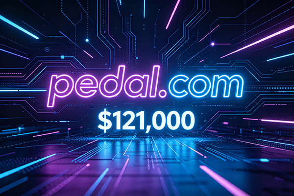 A six-figure US dollar deal! The core keyword domain name pedal.com has been sold, further highlighting its value.