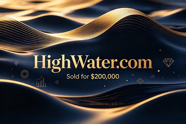 HighWater.com以$200,000成交：一个