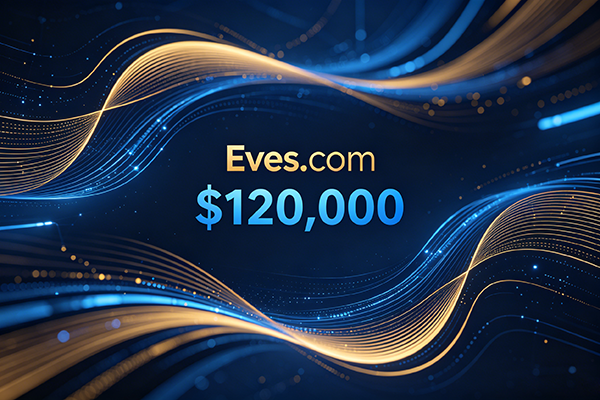 The premium keyword domain name Eves.com sold for a mere $120,000!