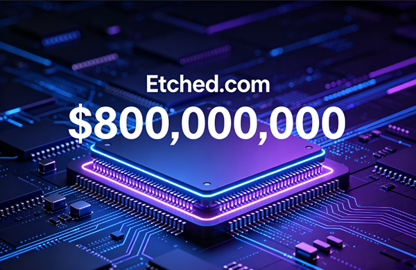 Etched Raises $800 Million at a Valuation of $5 Billion: The Brand Domain Upgrade Journey from etched.ai to etched.com