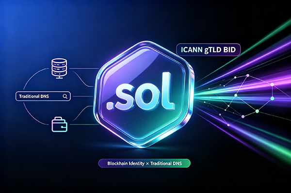 Solana 叩门传统 DNS：.SOL 顶级域名申请背后，Web3身份的下一站