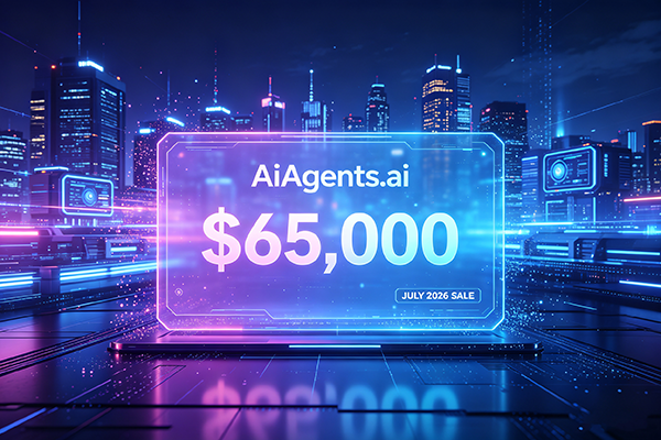 AiAgents.ai 以 65,000 美元成交! AI智能体赛道优质域名再现交易