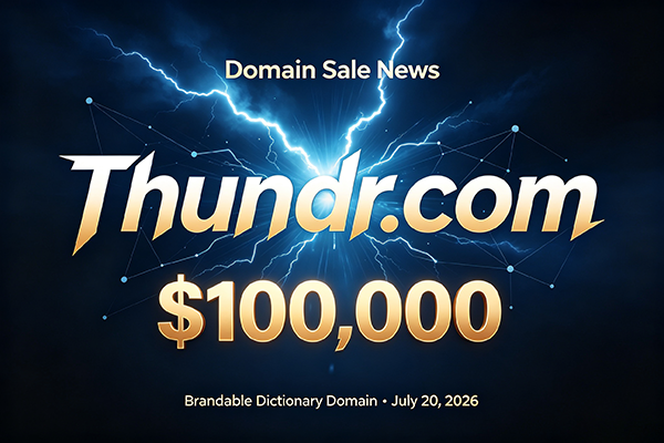 The item sold for $100,000 on Thundr.com.