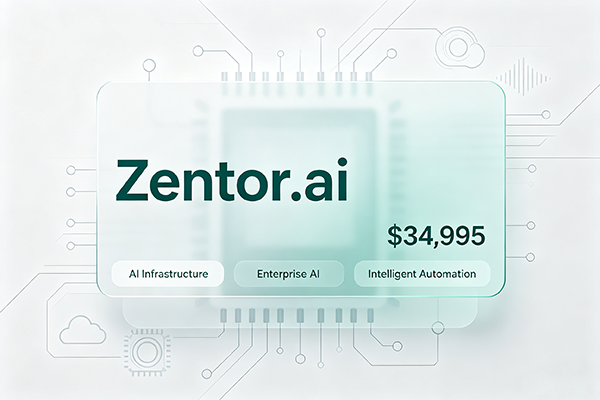 Zentor.ai completed the transaction for $34,995.