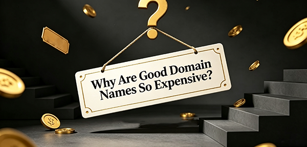 Why are good domain names so expensive? The reason can be summed up in just five words.