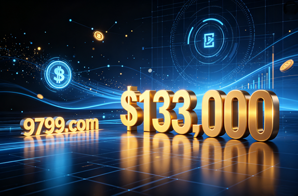 9799.com 以13.3万美元成交：四数字 .com 的价值逻辑依然强劲
