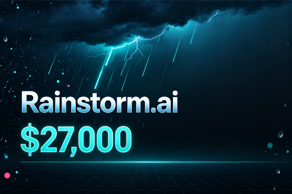 Rainstorm.ai sold for $27,000.