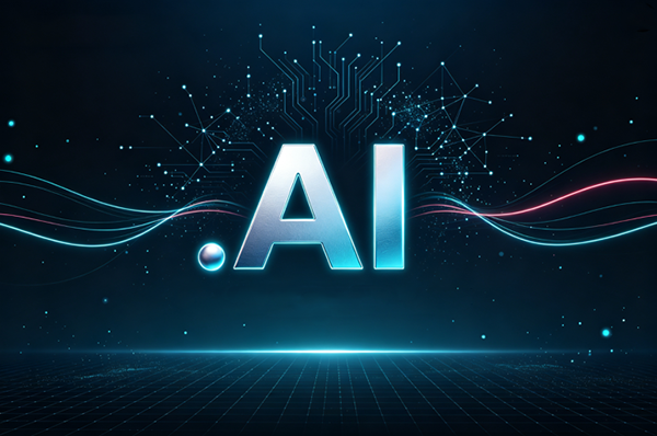 With chip orders backed up for three years, where is the demand for .ai domains coming from?