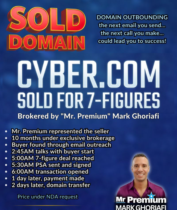 Cyber.com Sells for Seven Figures: Tesla’s Cybercab Hits the Road—