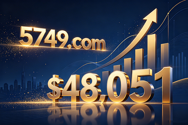 5749.com Sold for $48,051: The Market Continues to Re-evaluate the Branding Versatility of 4-Digit .com Domains