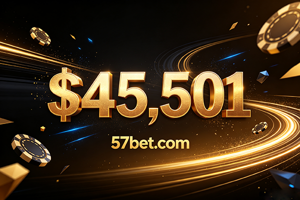 The domain name 57bet.com, a combination of a number and a betting-related keyword, sold for $45,501.