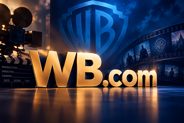 Skydance acquires Warner Bros. in a deal worth over $100 billion; WB.com safeguards a century-old IP.