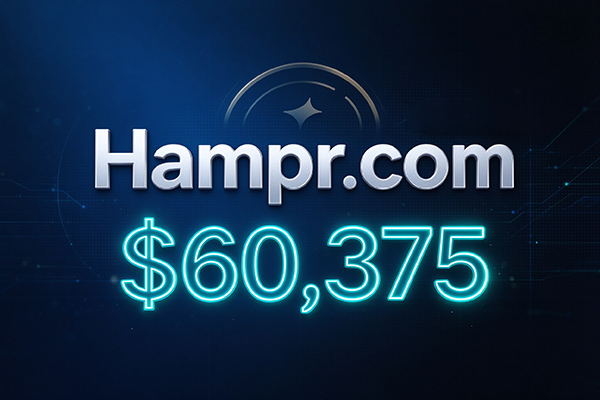 Hampr.com sold for $60,375, a perfect match for an on-demand laundry brand.