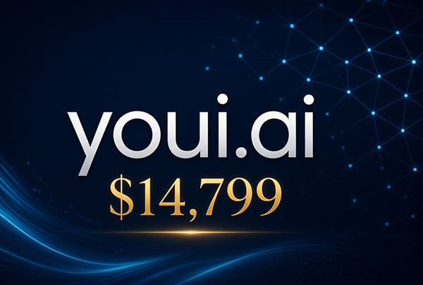 Youi.ai Sells for $14,799: Short, Brandable .ai Domain Demonstrates Continued Liquidity