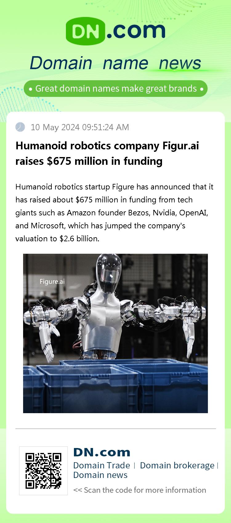 Humanoid robotics company Figur.ai raises $675 million in funding