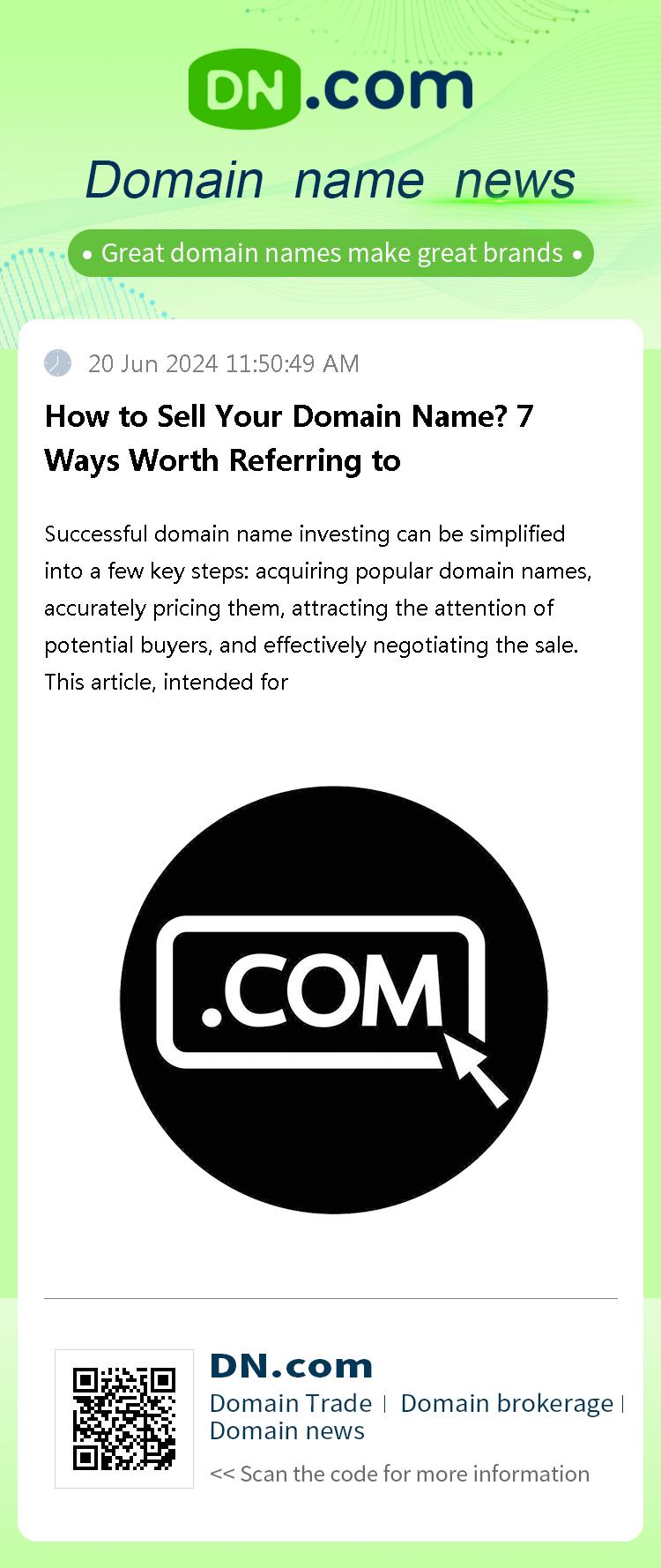 How to Sell Your Domain Name? 7 Ways Worth Referring to