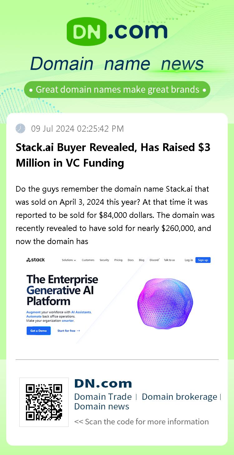 Stack.ai Buyer Revealed, Has Raised $3 Million in VC Funding