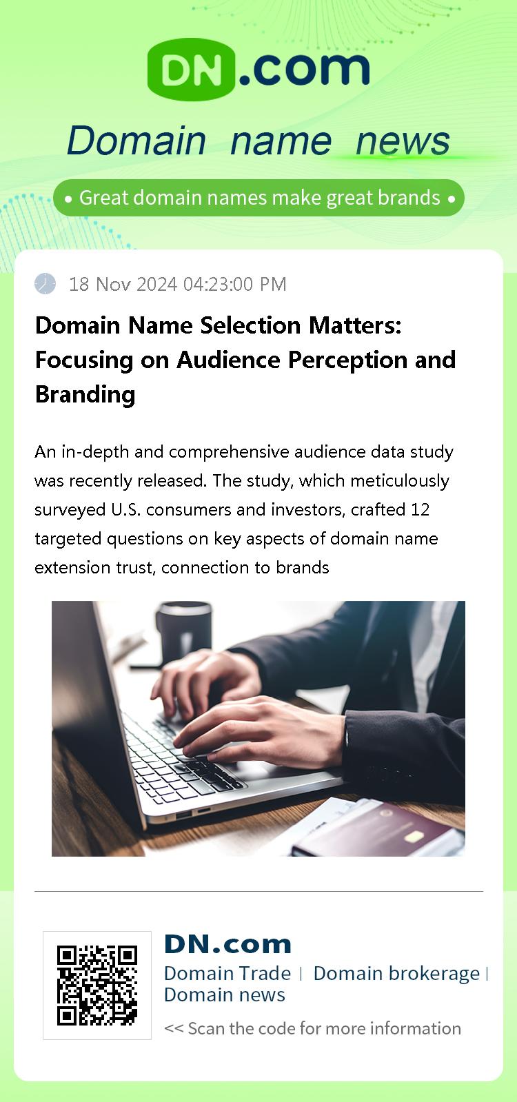 Domain Name Selection Matters: Focusing on Audience Perception and Branding