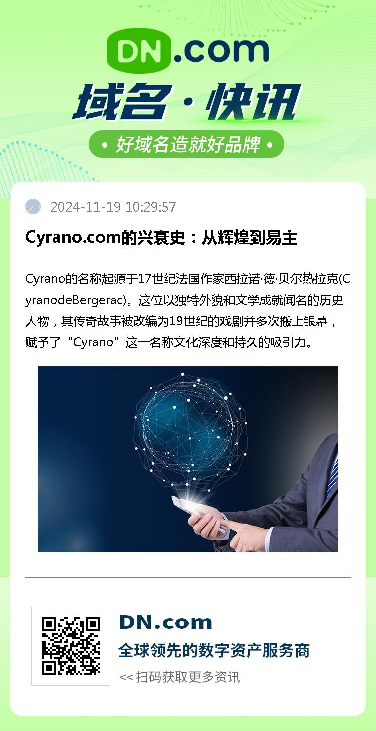 Cyrano.com的兴衰史：从辉煌到易主