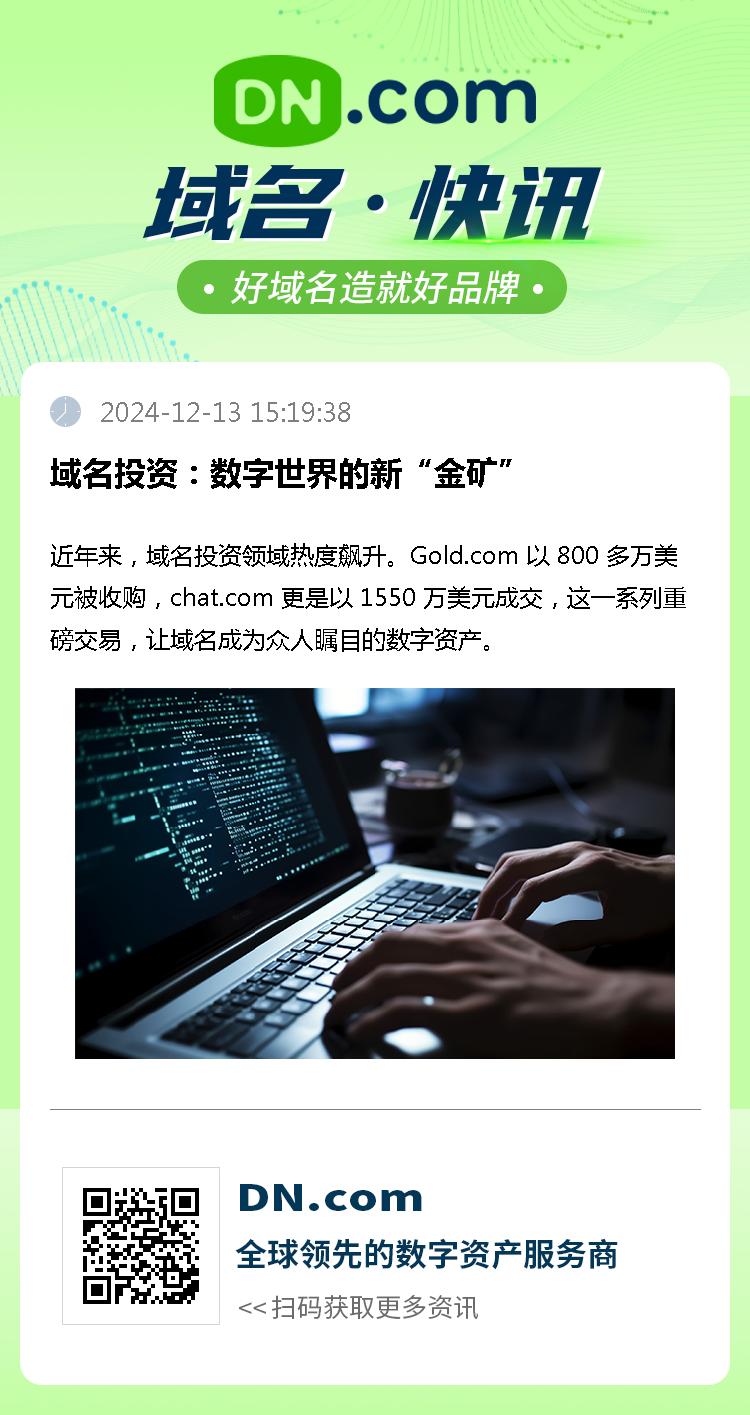 域名投资：数字世界的新“金矿”