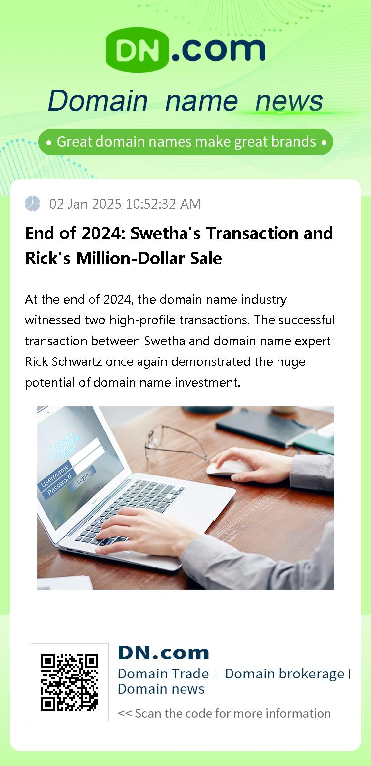 End of 2024: Swetha's Transaction and Rick's Million-Dollar Sale