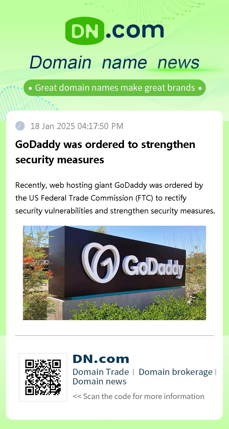 GoDaddy was ordered to strengthen security measures