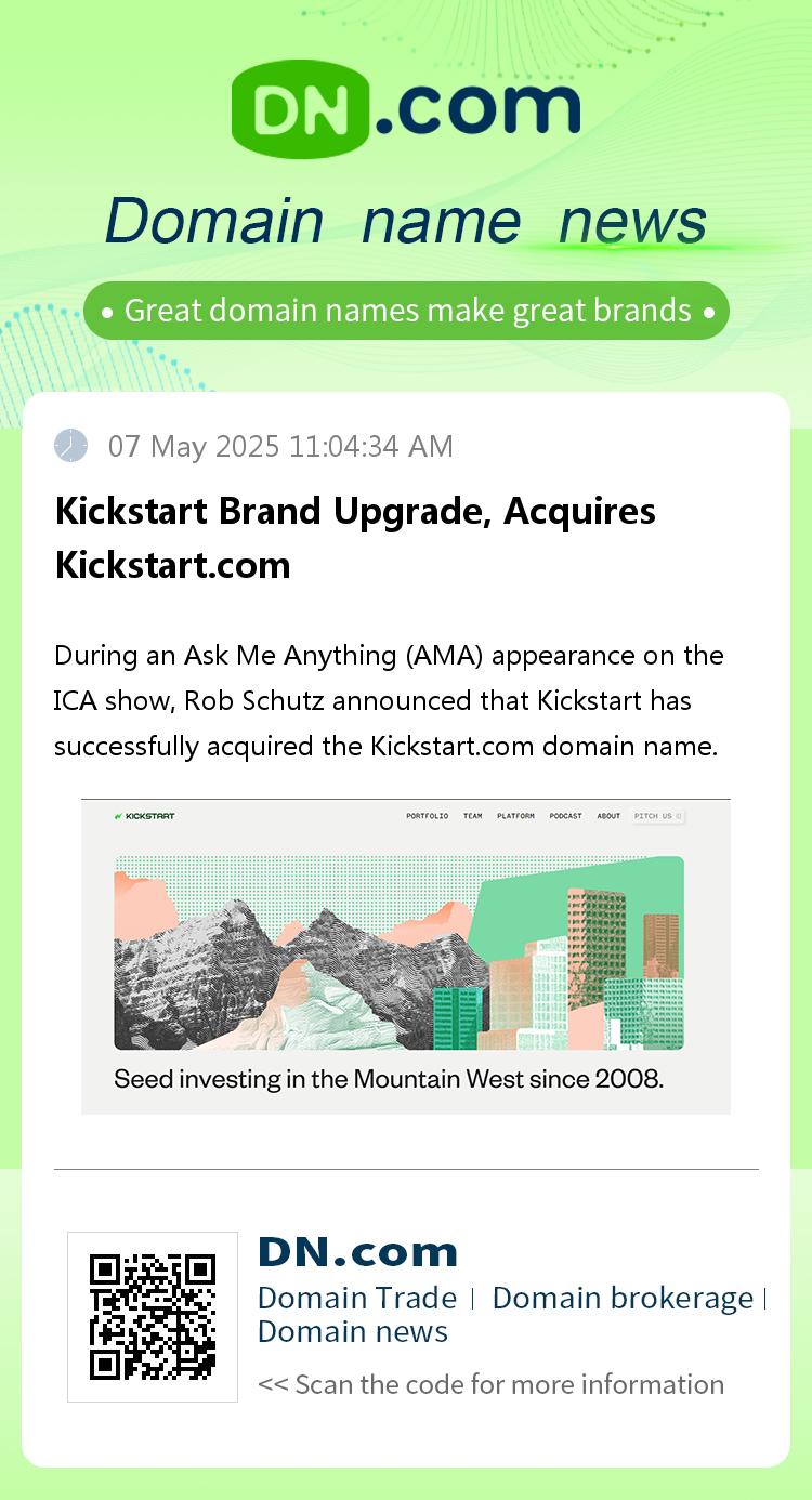 Kickstart Brand Upgrade, Acquires Kickstart.com