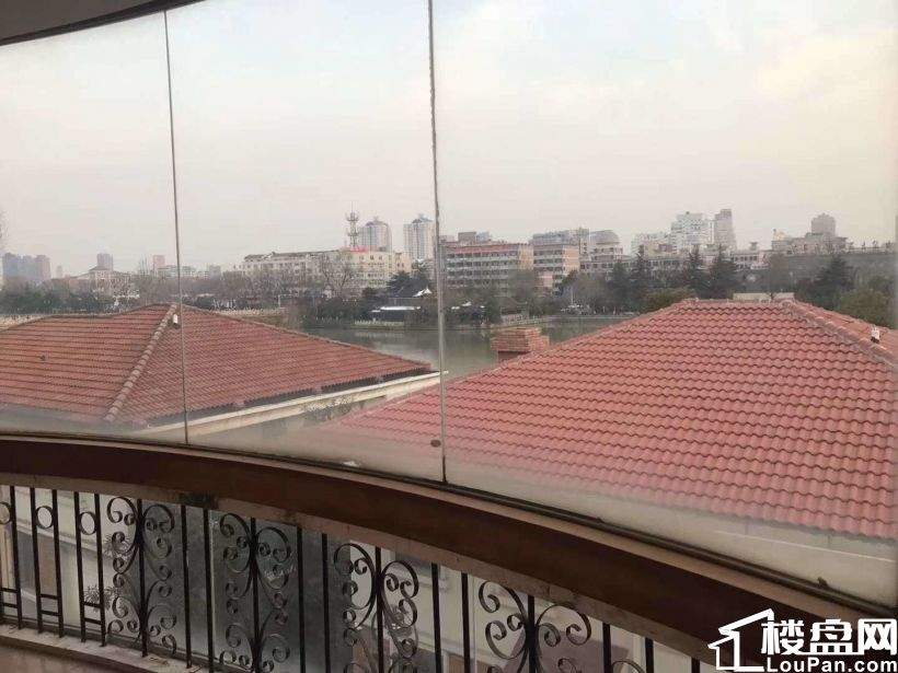 翡翠花园空中别墅 三四两层320平濠河景观房 南汽车库