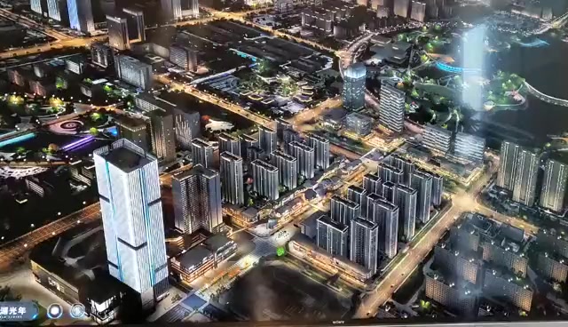 龙湖光年世纪城夜景效果图