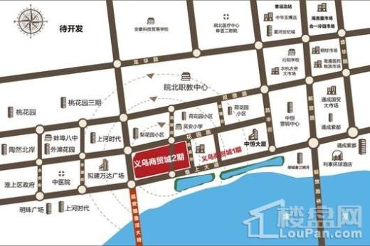 中恒蚌埠义乌国际商贸城交通图
