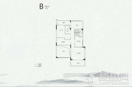 恒大御湖庄园B13-1户型269-271平-二层 5室3厅5卫1厨