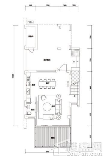 凤凰谷庄园群诗境a（1）一层，双拼，2室2厅3卫，147.44平米 2室2厅3卫1厨