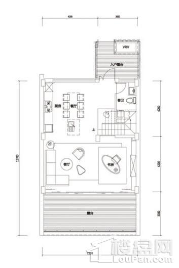 凤凰谷庄园群谧境a上叠，一层，2室2厅3卫，135.78平米 2室2厅3卫1厨