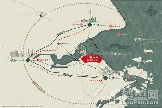 杭州湾碧桂园海上传奇交通图