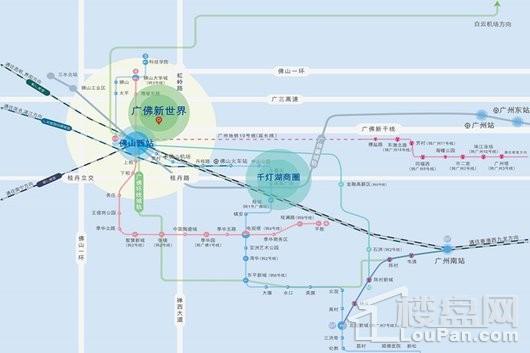 广佛新世界·凯璟湾交通地图