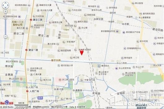 新希望滨江锦粼府电子地图