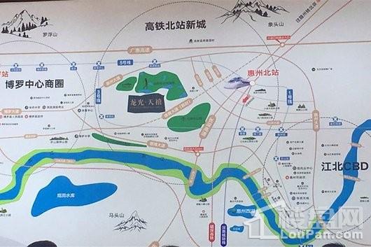 龙光玖悦城交通图