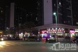 中海水岸城花园项目沿街商铺夜景