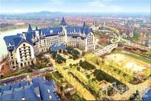 武汉恒大科技旅游城侧面全景图