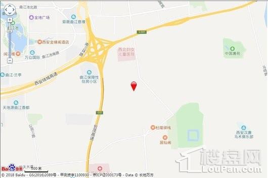 中海曲江大城·君尚府电子地图