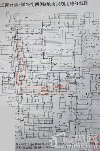 东泰仕林首府A地块红线图