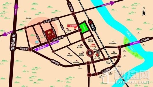 广益城交通图