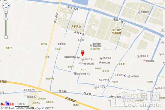 杭州湾星河荣御电子地图