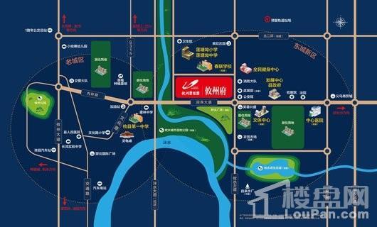 攸州碧桂园·攸州府交通图