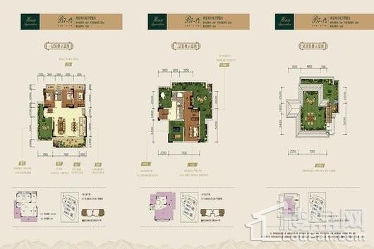 奥园誉府洋房B7-1户型 4室2厅2卫1厨