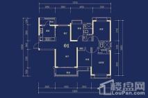 恒大御澜庭4栋01户型 4室2厅2卫1厨