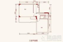 奥园英德心花小镇建面129平D户型三层 3室2厅3卫1厨