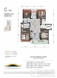 天阳云栖梅林C户型 4室2厅2卫1厨