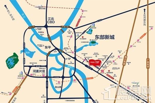 碧桂园天骄公馆项目区位图