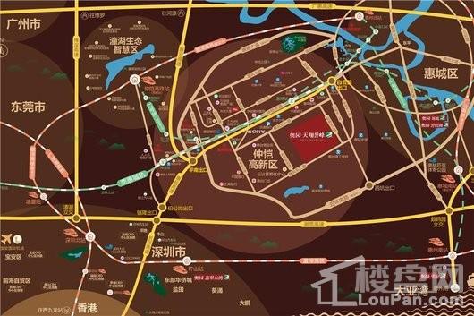 奥园·天翔誉峰项目区域图